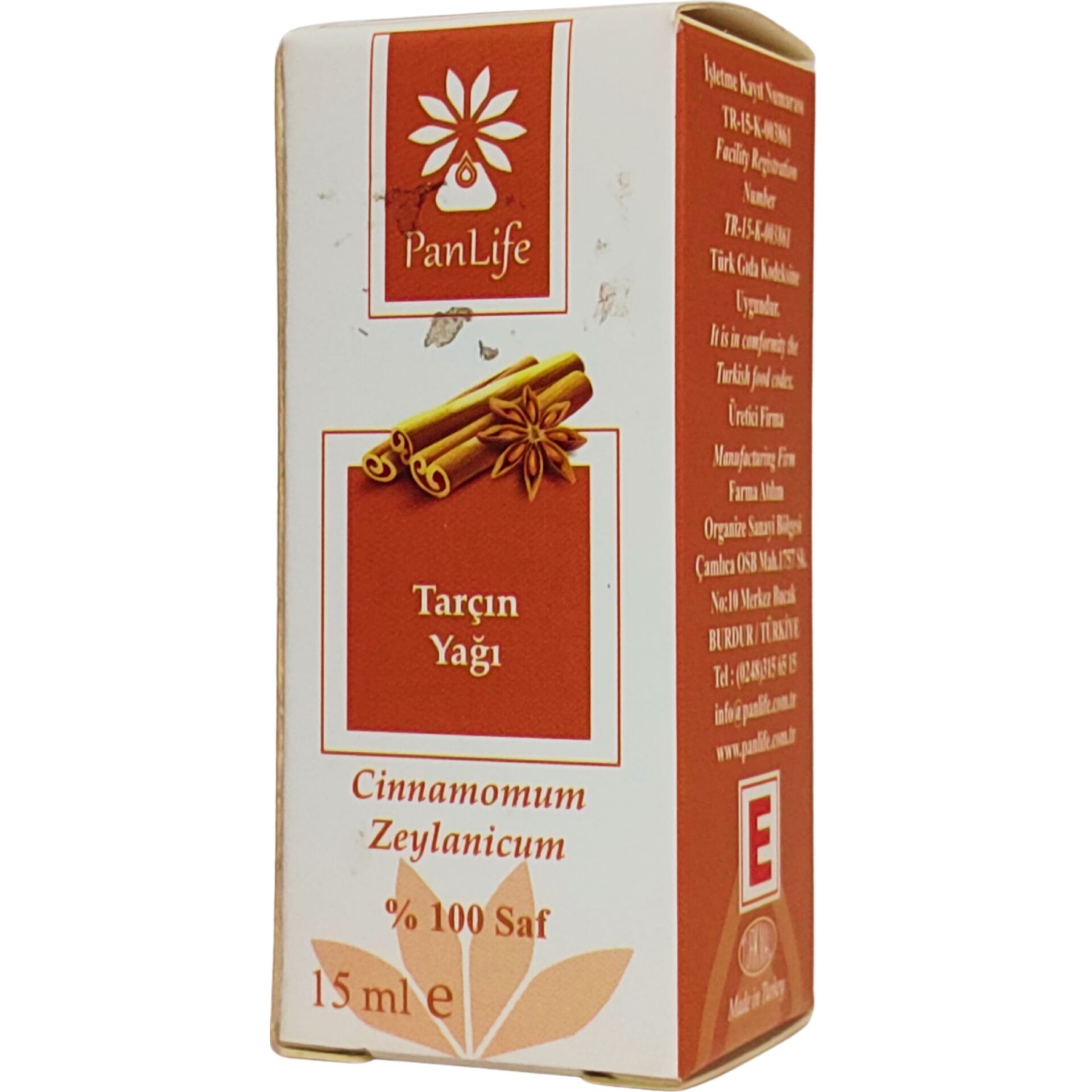 Panlife Tarçın Yağı 15 ml