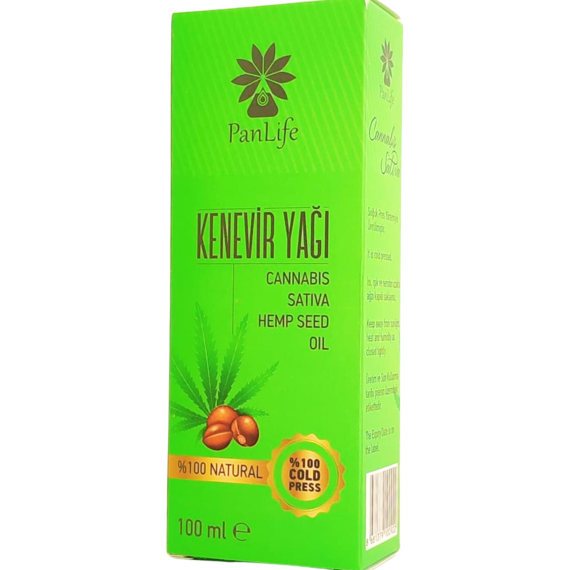 Panlife Kenevir Tohumu Yağı 100 ml