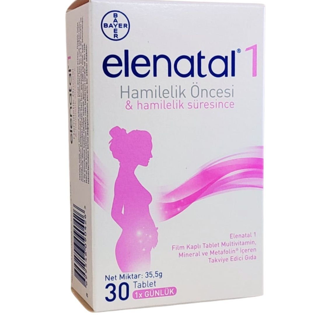 Elenatal 1 Hamilelik ve Öncesi İçin 30 Tablet