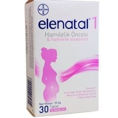 Elenatal 1 Hamilelik ve Öncesi İçin 30 Tablet