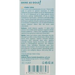 Cire Aseptine Vitamine C Yüz Serumu Shine As Gold 30 ml