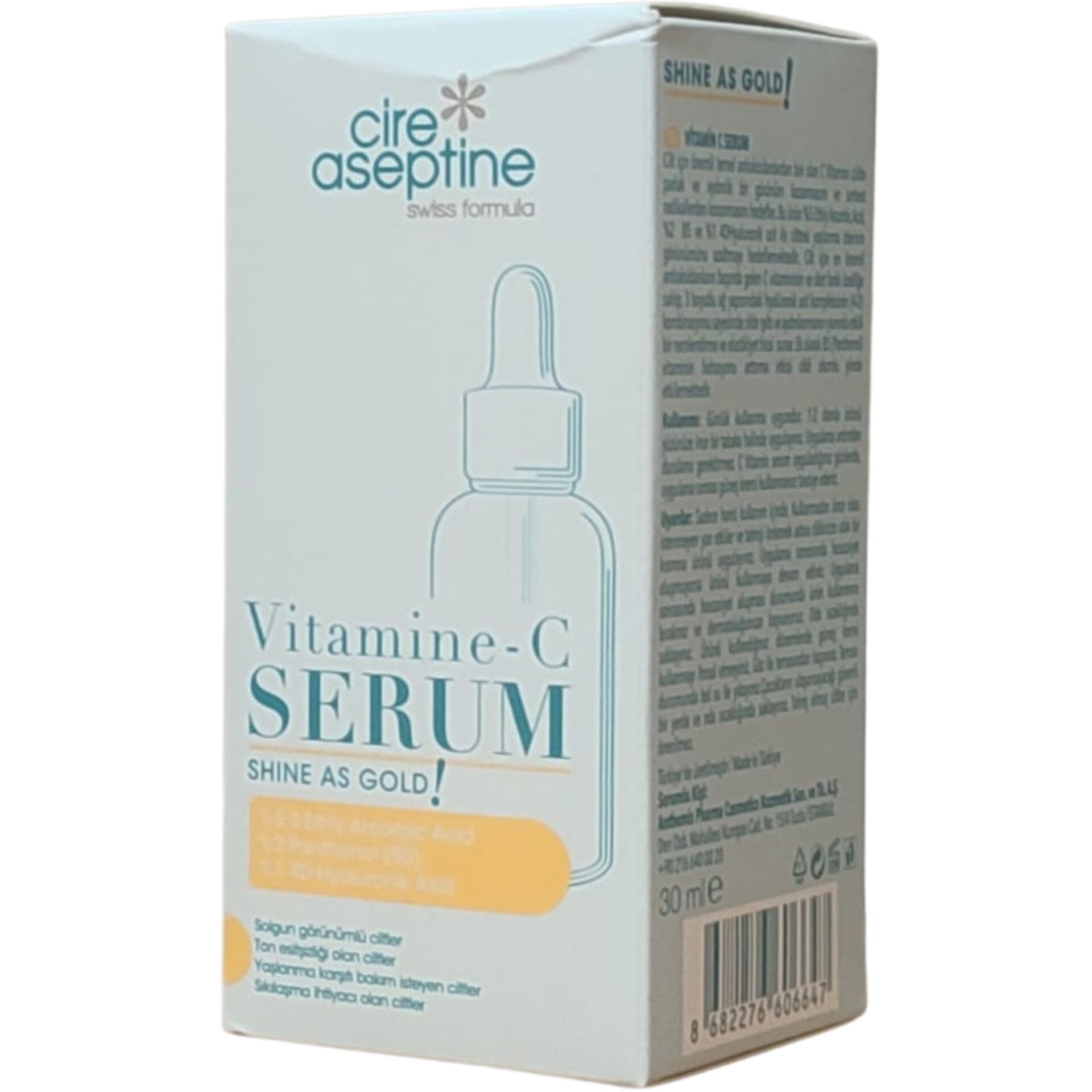Cire Aseptine Vitamine C Yüz Serumu Shine As Gold 30 ml