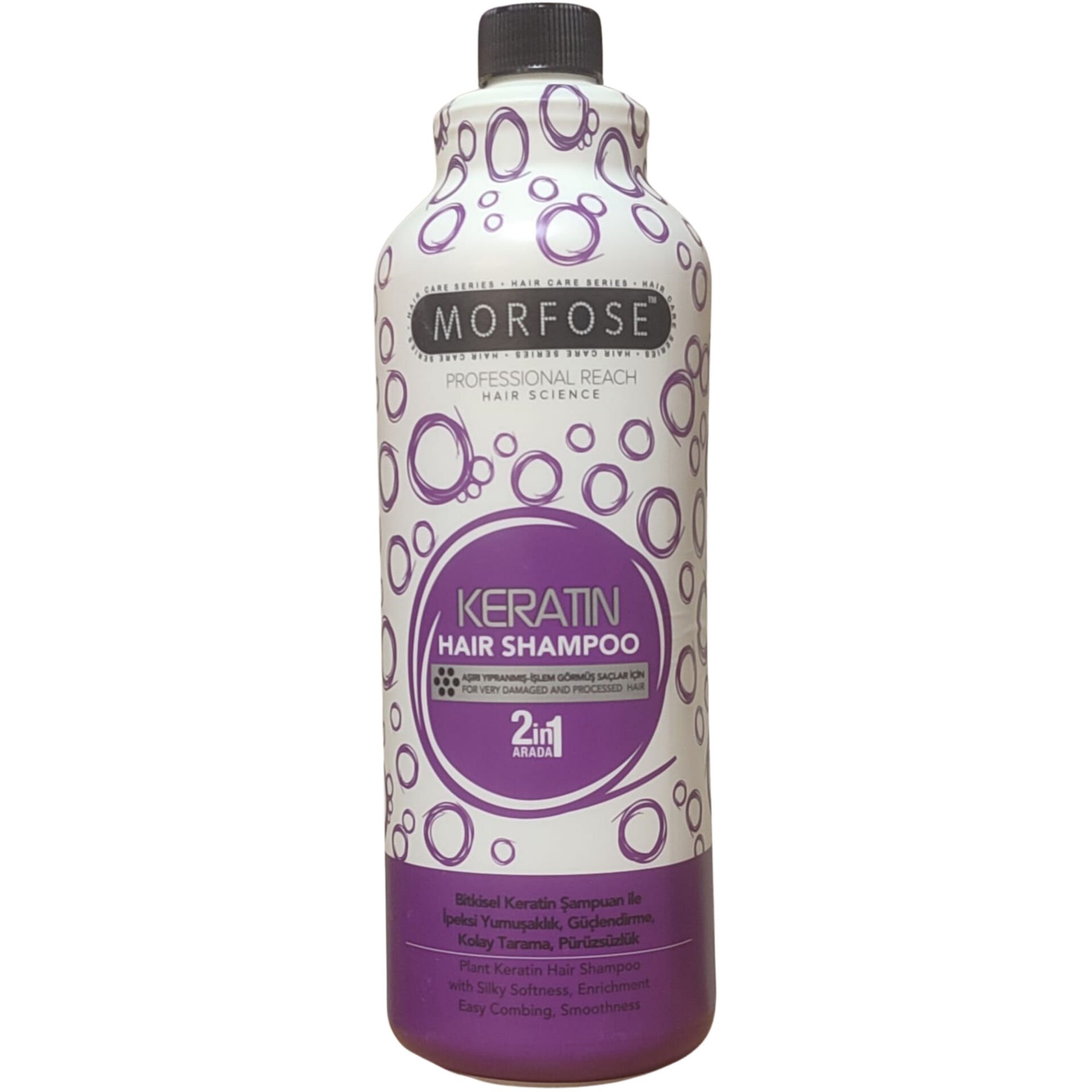 Morfose Keratin Hair Shampoo 2 in 1 – Keratinli Şampuan 1000 ml