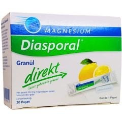 Magnesium Diasporal Direkt Magnezyum Sitrat Granül 20 Poşet