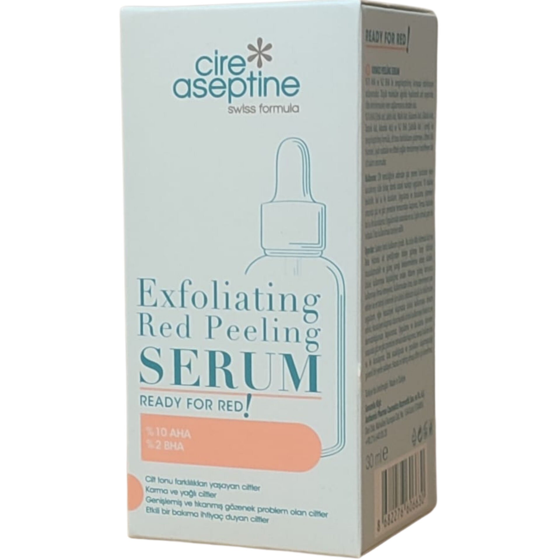 Cire Aseptine Exfoliating Red Peeling Serum %10 AHA + %2 BHA 30 ml