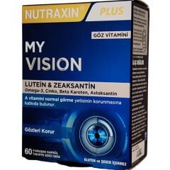 Nutraxin Plus My Vision Göz Vitamini Lutein Zeaksantin 60 Kapsül