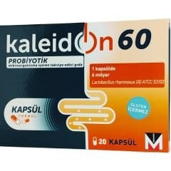 Kaleidon 60 mg 20 Kapsül Probiyotik Mikroorganizma İçeren Takviye Edici Gıda