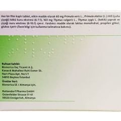 Bronchitabs 20 Film Kaplı Tablet