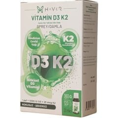 Haver Vitamin D3K2 Sprey 20 ml