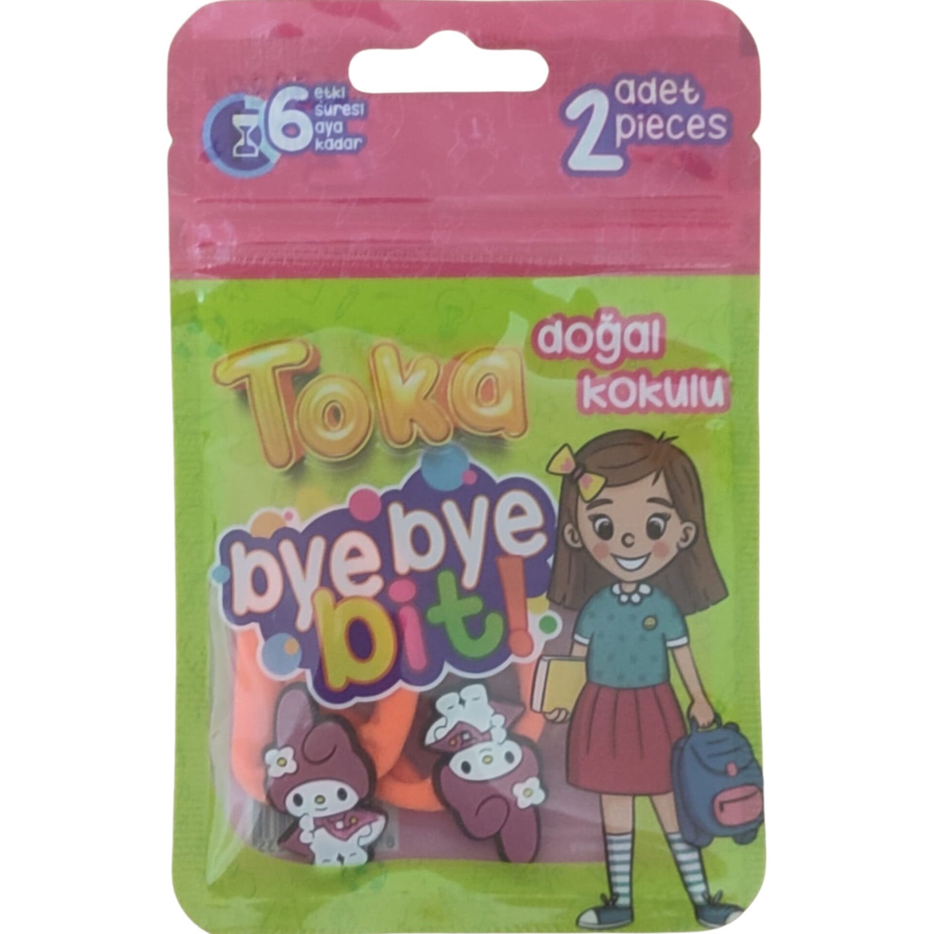 Bye Bye Bit Doğal Kokulu Havlu Bit Tokası 2'li