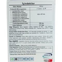 Probilim Kids Probiyotik, Prebiyotik, Çinko İçeren Takviye Edici 10 Saşe