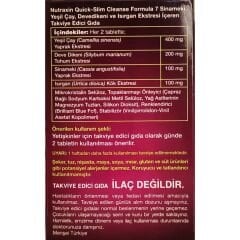 Nutraxin Quick-Slim Cleanse Formula 14 Tablet