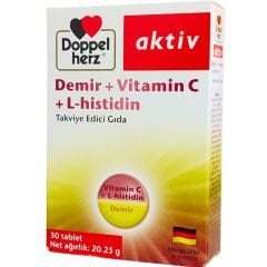 Doppelherz Demir + Vitamin C + L-Histidin 30 Tablet