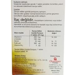 Doppelherz Demir + Vitamin C + L-Histidin 30 Tablet