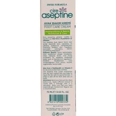 Cire Aseptine Ayak Bakım Kremi 75 ml