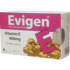 Evigen Vitamin E 400 mg 30 Kapsül