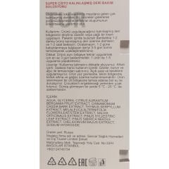 Super Çisto Kalınlamış Deri Bakım Solüsyonu 1 ml