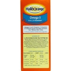 Haliborange Omega-3 & A,C,D Vitaminlari İçeren Portakal Aromalı Takviye Edici Gıda 300 ml - 3 lü Paket