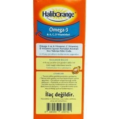 Haliborange Omega-3 & A,C,D Vitaminlari İçeren Portakal Aromalı Takviye Edici Gıda 300 ml - 3 lü Paket