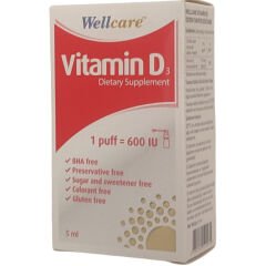 Wellcare Vitamin D3 İçeren Takviye Edici Gıda 5 ml 1 Fıs 600 IU