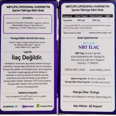 NBT Life Lipozomal Kuersetin 30 Kapsül