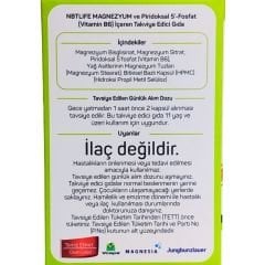 NBT Life Magnezyum Bisglisinat ve Sitrat 60 Kapsül