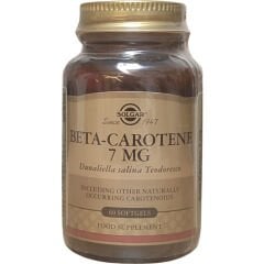 Solgar Beta Carotene 7 mg 60 Yumuşak Jelatin Kapsül
