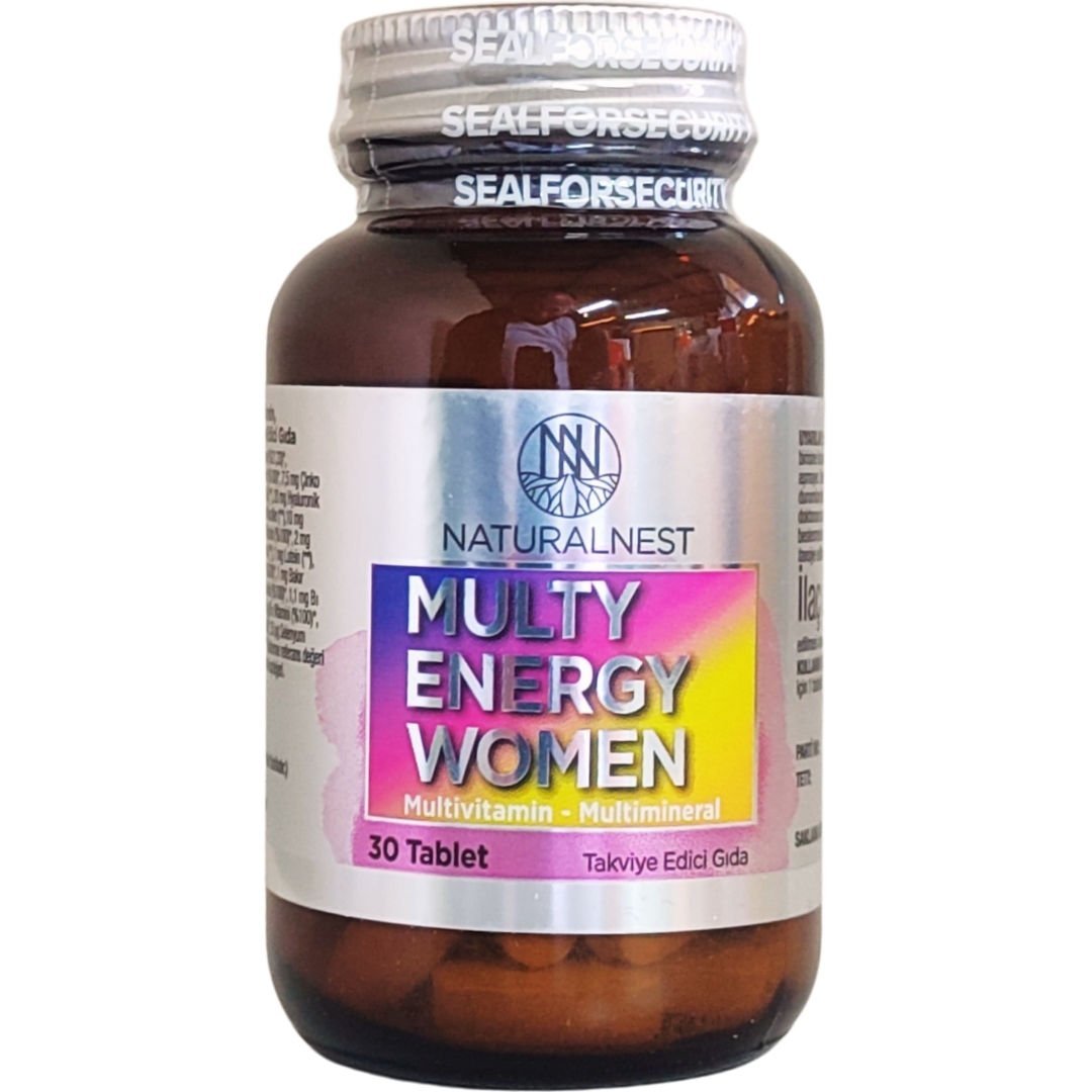 Naturalnest Multy Energy Women Takviye Edici Gıda 30 Tablet