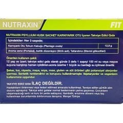 Nutraxin Fit Psyllium(Karnı Yarık Otu) Husk Fiber 4,3 gr 30 Toz Saşe