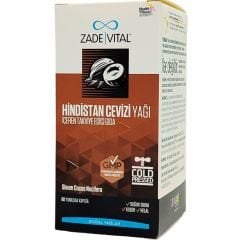 Zade Vital Hindistan Cevizi Yağı İçeren Takviye Edici Gıda 60 Yumuşak Kapsül