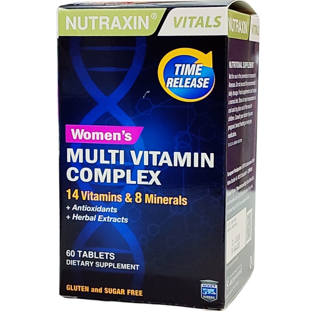 Nutraxin Vitals Women's Multi Vitamin Complex 60 Tablet