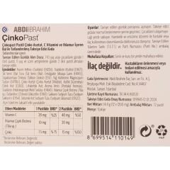 ÇinkoPAst Pastil Çinko Asetat, C Vitamini ve Ihlamur İçeren Bal ile Tatlandırılmış Takviye Edici Gıda  12 Pastil
