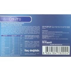 H&H CellPro PQQ Pirolokinolin Kinon Resveratrol, Vitamin ve Mineral İçeren Takviye Edici Gıda 30 Kapsül
