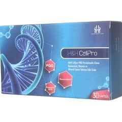 H&H CellPro PQQ Pirolokinolin Kinon Resveratrol, Vitamin ve Mineral İçeren Takviye Edici Gıda 30 Kapsül