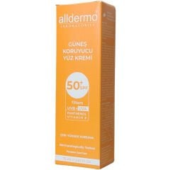 Alldermo Güneş Koruyucu Yüz Kremi SPF50+ 75 ml