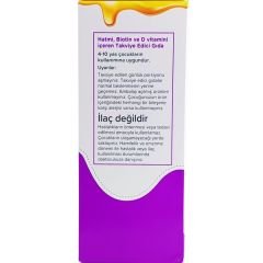 Zarbess's Wellness Hatmi, Biotin ve D Vitamini İçeren Takviye Edici Gıda 120 ml