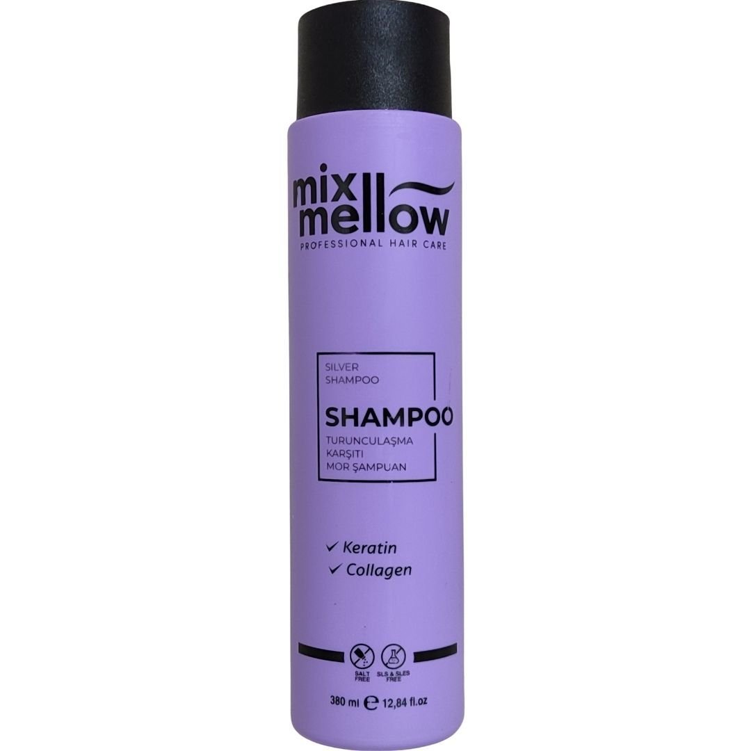 Mix Mellow Turunculaşma Karşıtı Keratin ve Kolajen İçeren Mor Şampuan 380 ml