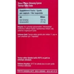 Ocean Panax Ginseng 500 mg 60 Kapsül