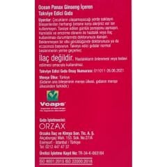 Ocean Panax Ginseng 500 mg 60 Kapsül