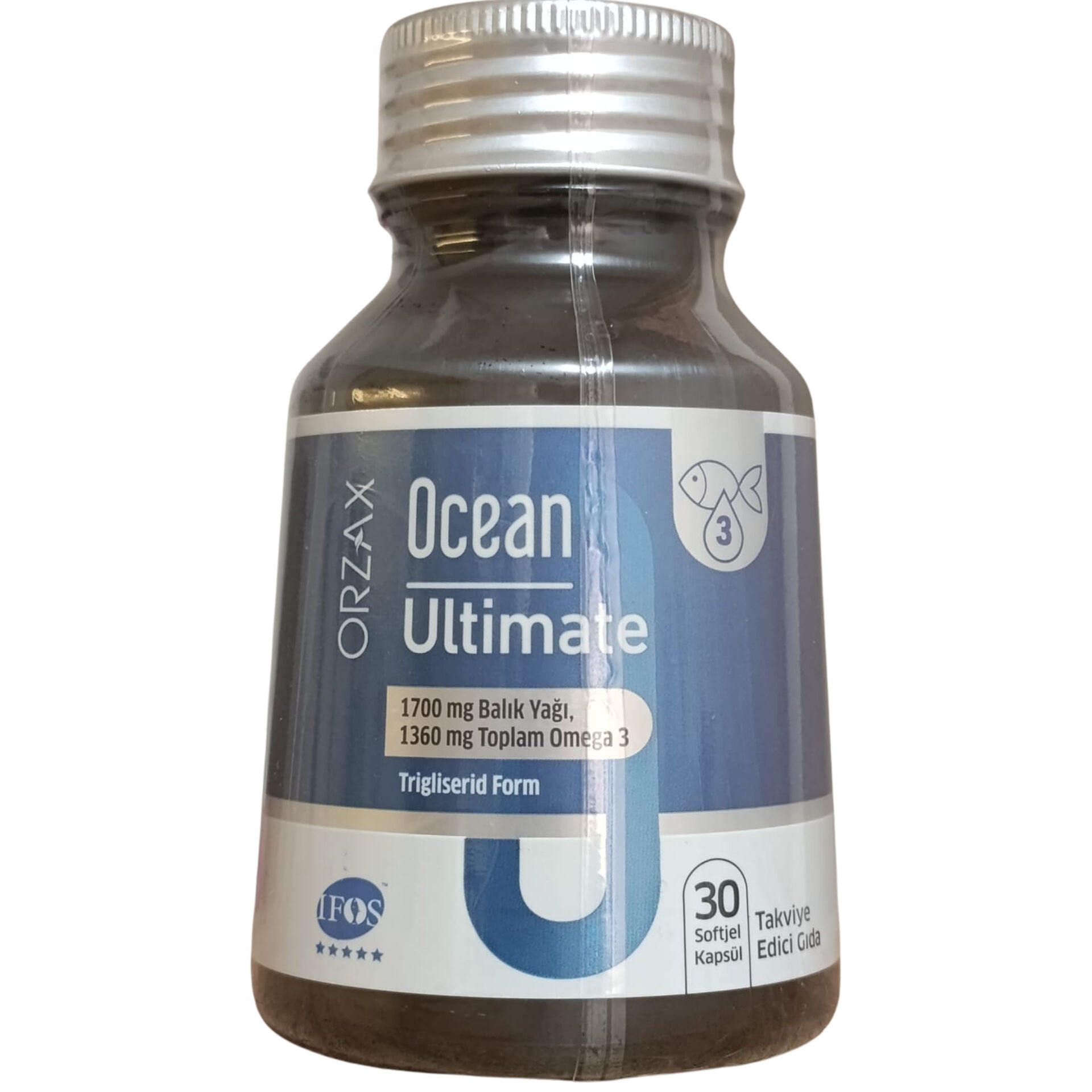 Orzax Ocean Ultimate Balık Yağı 1700 mg 30 Softjel Kapsül