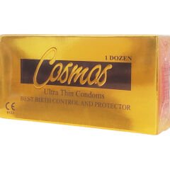 Cosmos Ultra Thin 12’li Prezervatif – Süper İnce Doğal Lateks Kondom