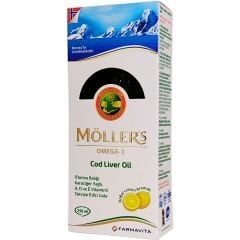 Möller's Omega 3 Limonlu Balık Yağı Şurubu 250 ml