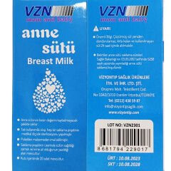 Vzn Süt Saklama Poşeti 20'li