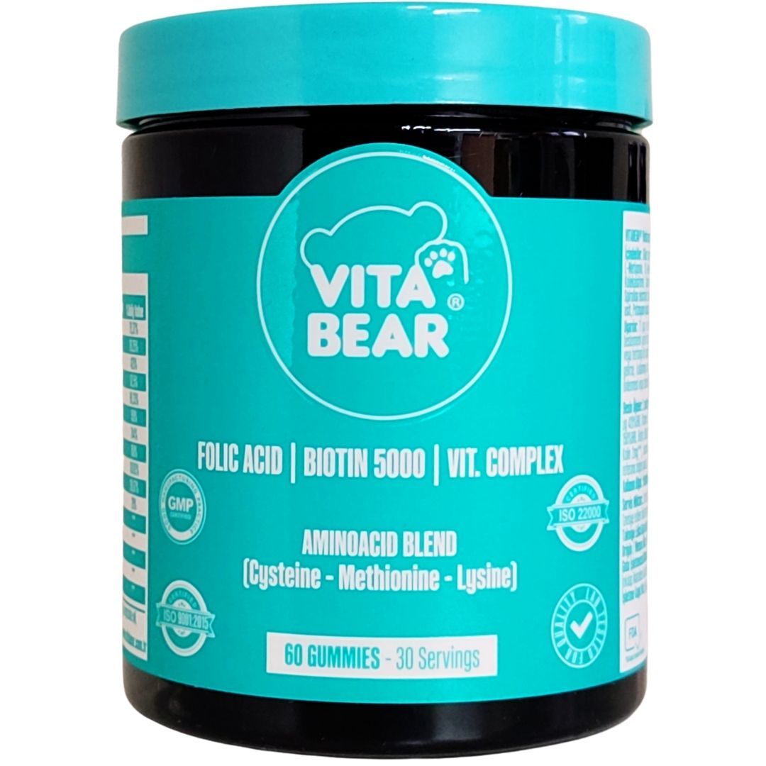 Vita Bear Strong Hair Gummy Vitamin 60'lı