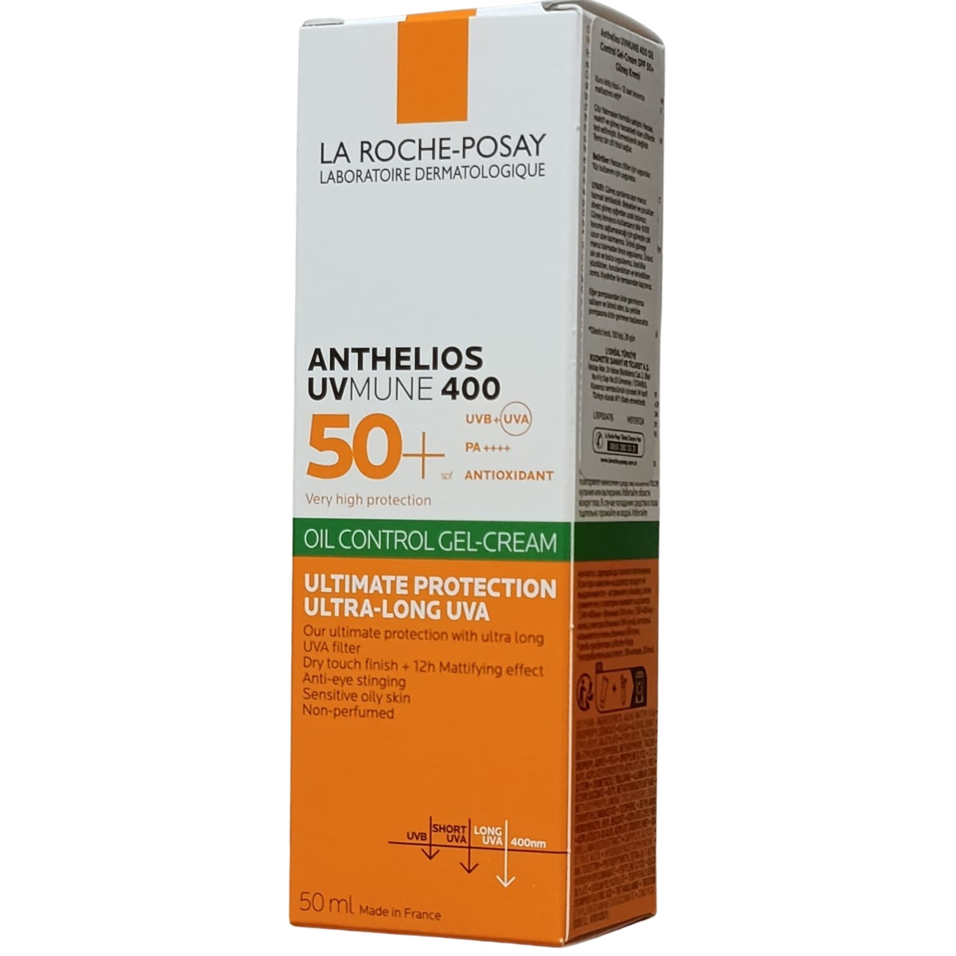 La Roche Posay Anthelios Oil Control Gel Cream Spf50+ Yağlı ve Karma Ciltler İçin Yüz Güneş Kremi 50 ml