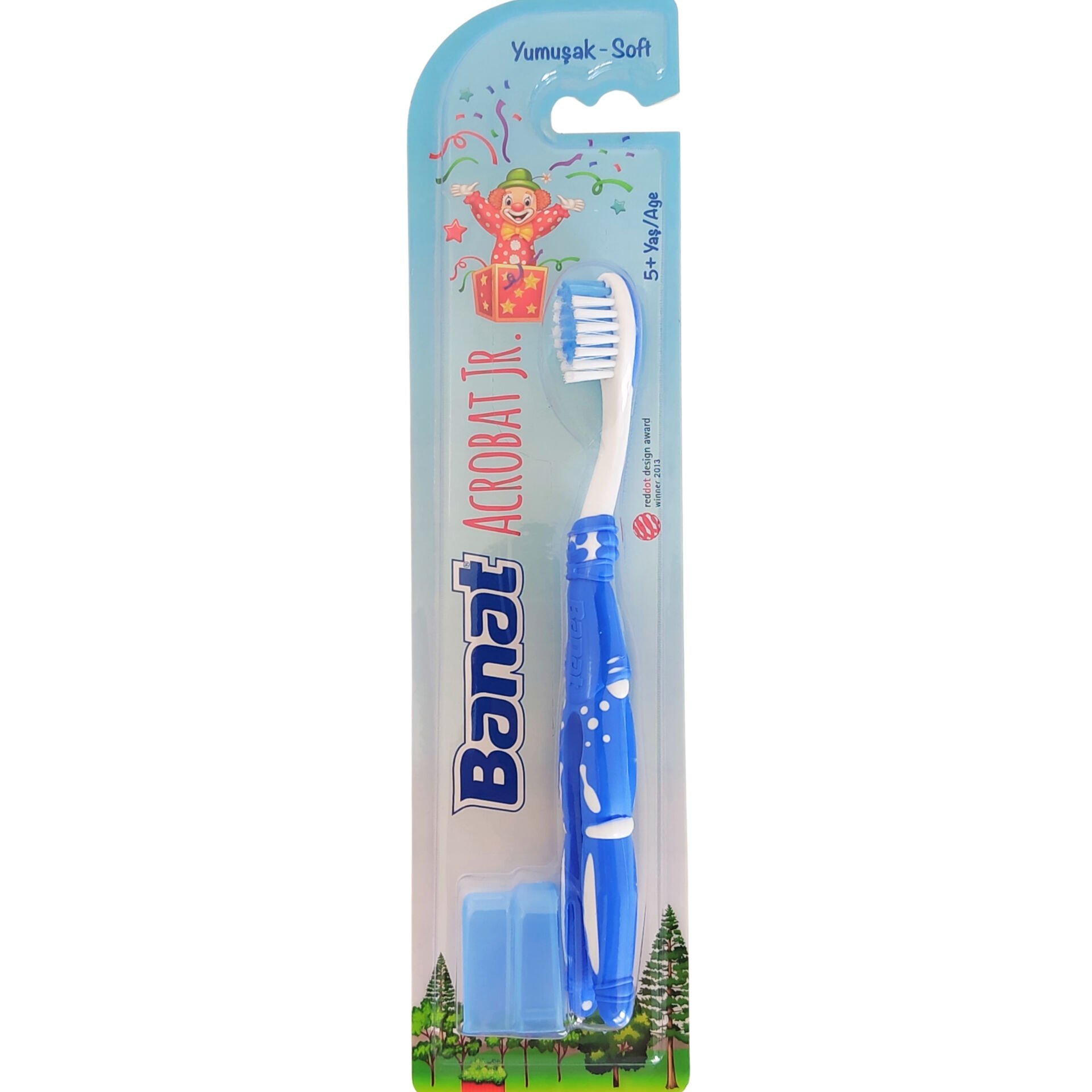 Banat Acrobat Junior Çocuk Diş Fırçası Yumuşak Kapaklı