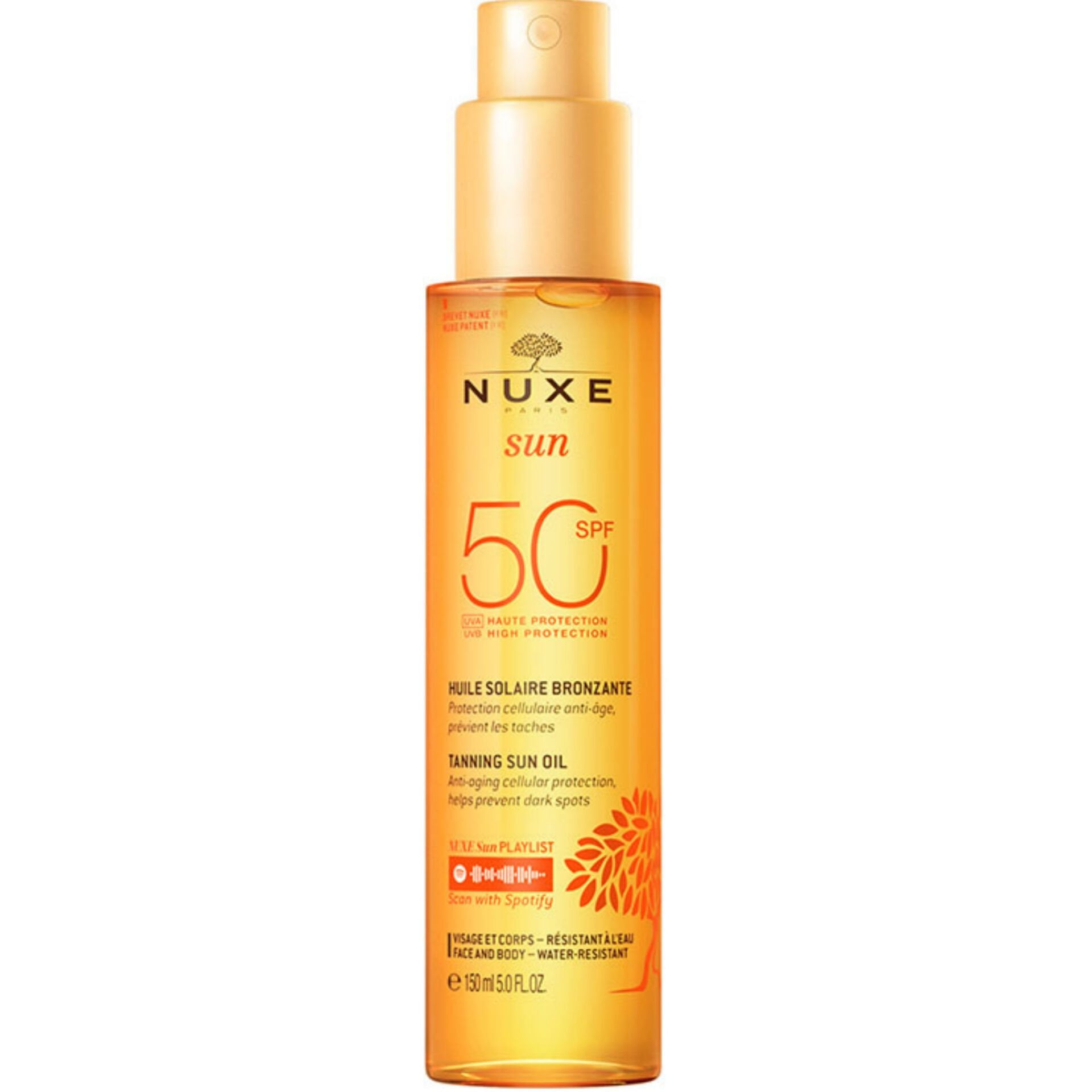 Nuxe Sun Huile Solaire Bronzlaştırıcı Yüz ve Vücut Yağı SPF50 150 ml