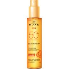 Nuxe Sun Huile Solaire Bronzlaştırıcı Yüz ve Vücut Yağı SPF50 150 ml