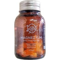Vitabumin Plus Magnezyum(Bisglisinat, Malat, Taurat) İçeren 30 Tablet