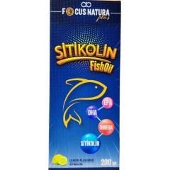 Focus Natura Plus Sitikolin+Balıkyağı Takviye Edici Gıda 200ml